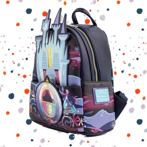 Loungefly Disney Cinderella Castle Series Mini Backpack and Wallet main image 8